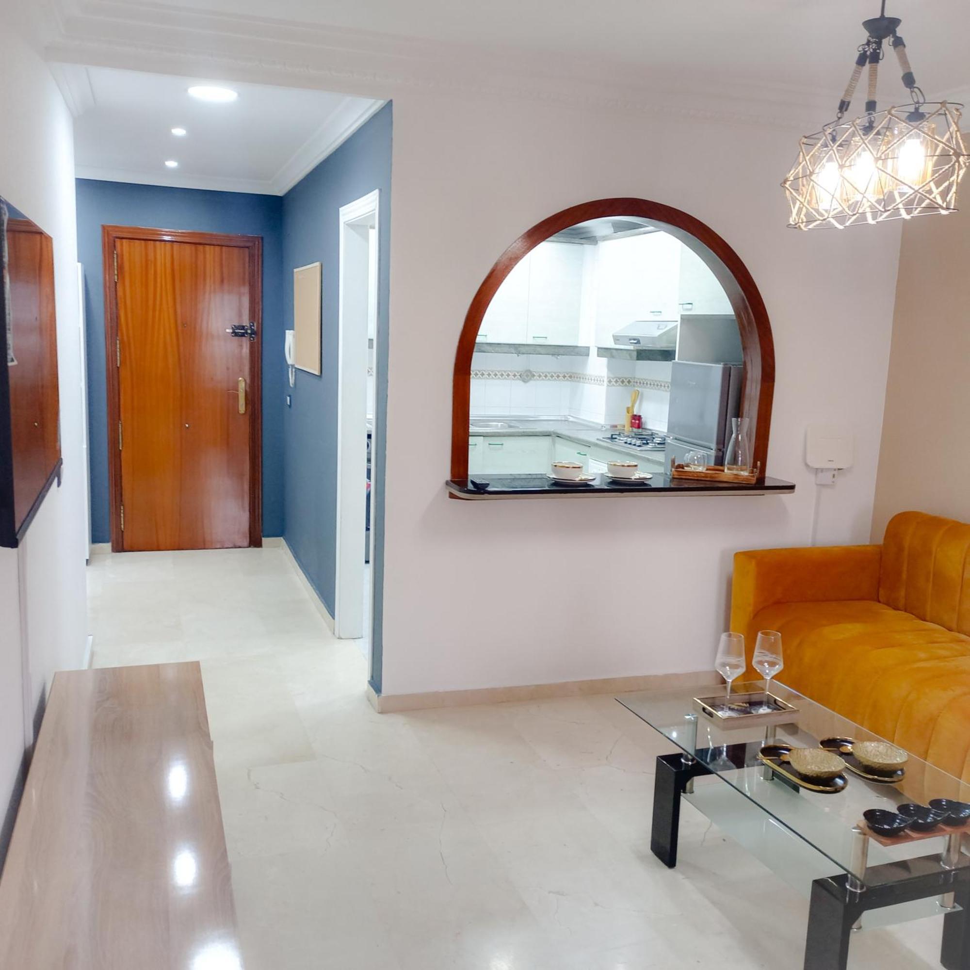 Nouveau Appartement Au Plein Centre Ville En Face Hilton & La Gare De Train Tgv M2 Tanger Zewnętrze zdjęcie